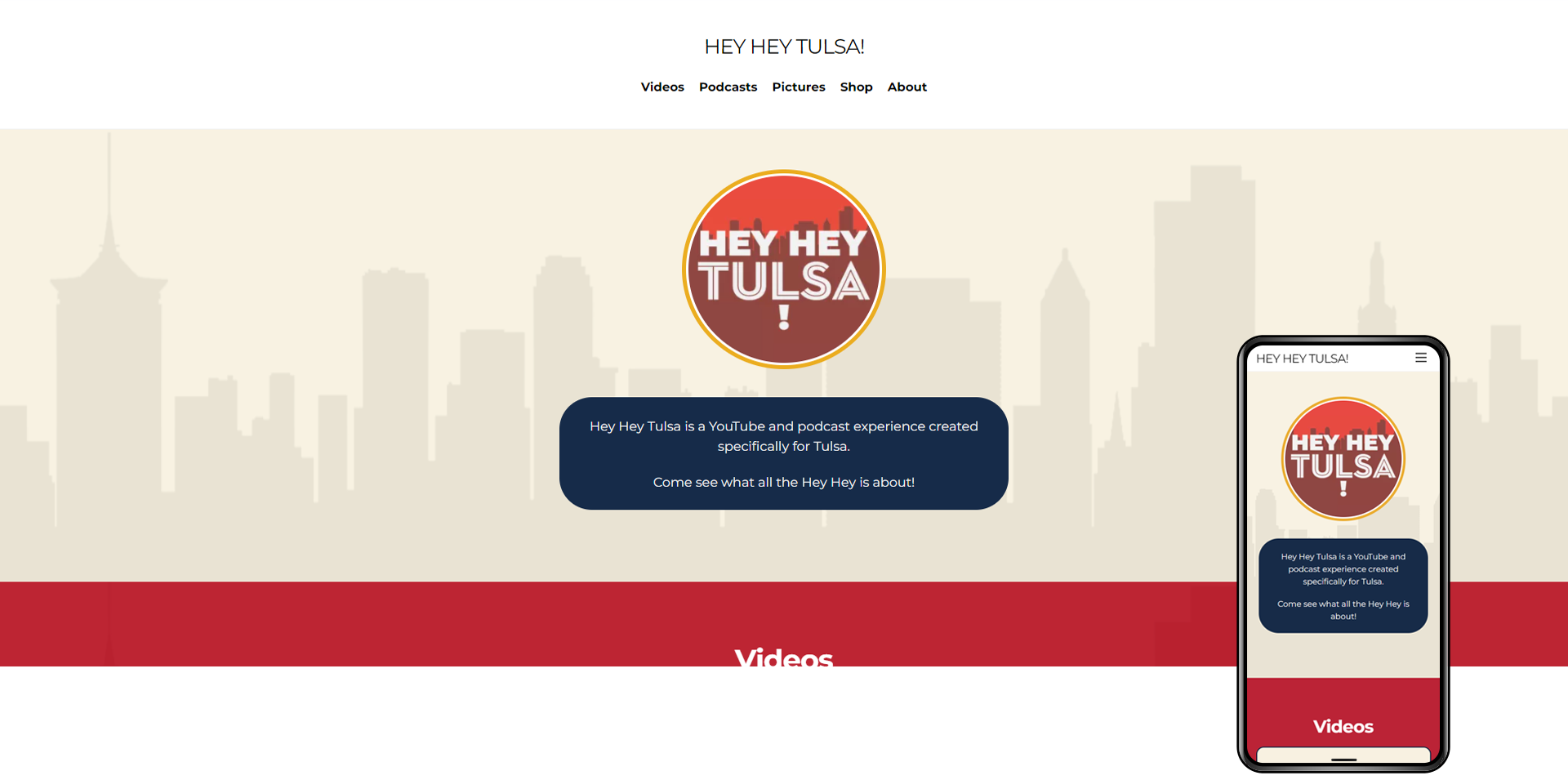 digiTulsa - Website Examples - Hey Hey Tulsa